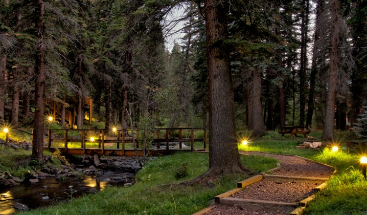 Light up pathway - Greer, AZ