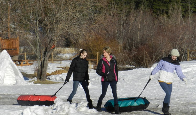 Sledding - Greer Lodge AZ