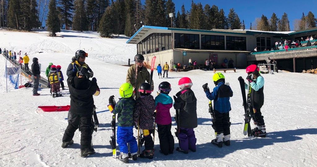 Kids Ski Lessons at Sunrise