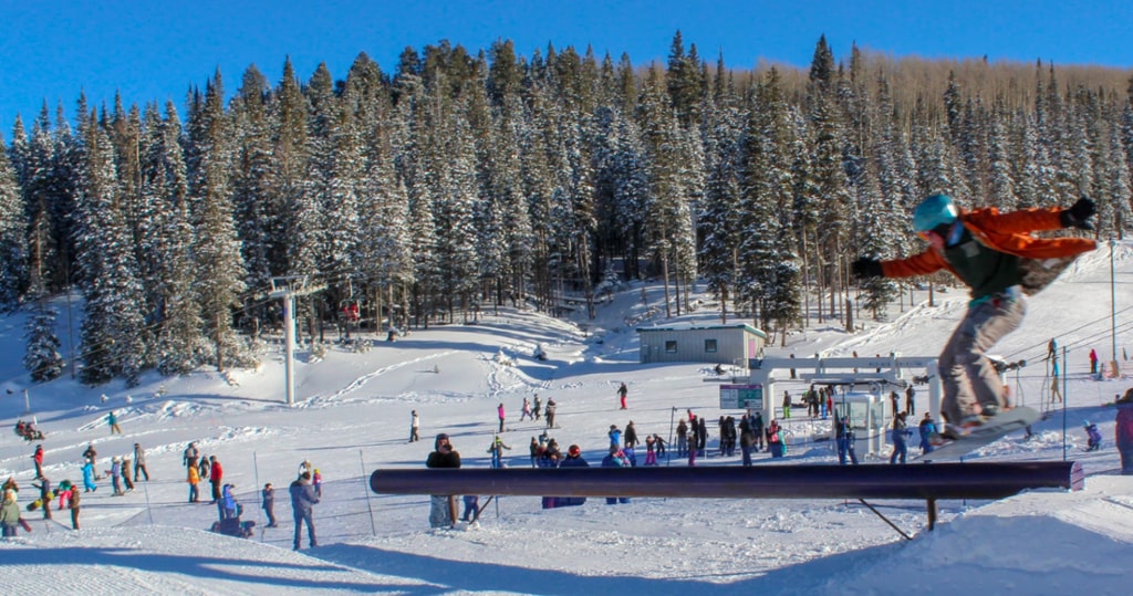 Snowboarder trick, Sunrise Ski Park