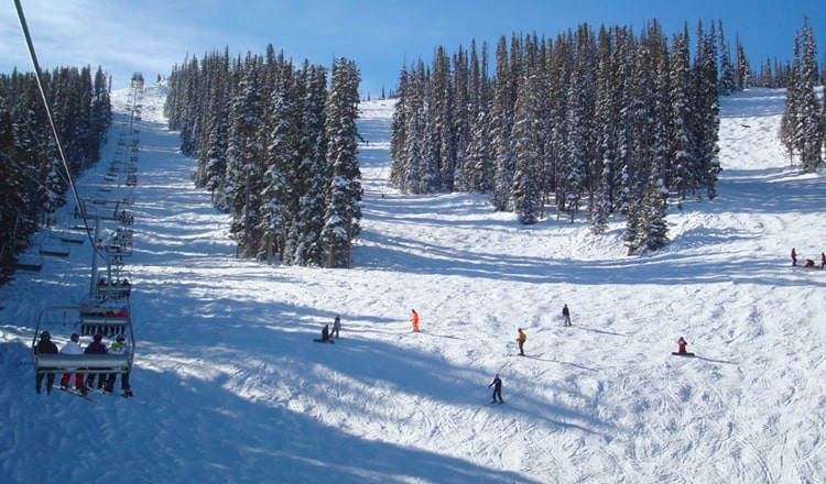 Ski Lift at Sunrise